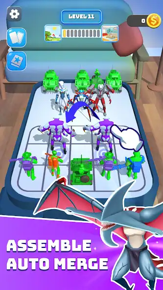 Play Merge Master Alien as an online game Merge Master Alien with UptoPlay