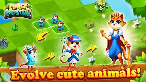 Play Merge Master:Animal Kingdom as an online game Merge Master:Animal Kingdom with UptoPlay