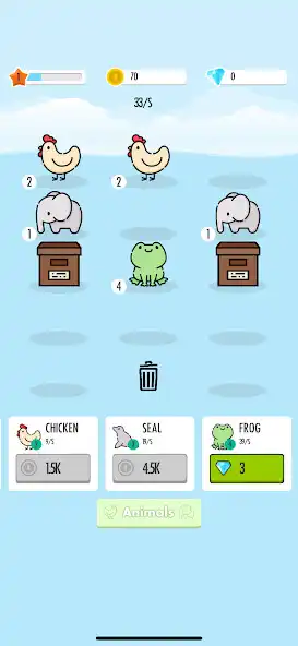 Play Merge Merge Animals as an online game Merge Merge Animals with UptoPlay