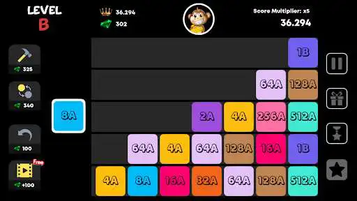 Play Merge Monkey Z: Merge Numbers  and enjoy Merge Monkey Z: Merge Numbers with UptoPlay