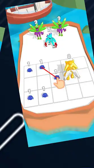 Play Merge Monster Fight : Tricks as an online game Merge Monster Fight : Tricks with UptoPlay