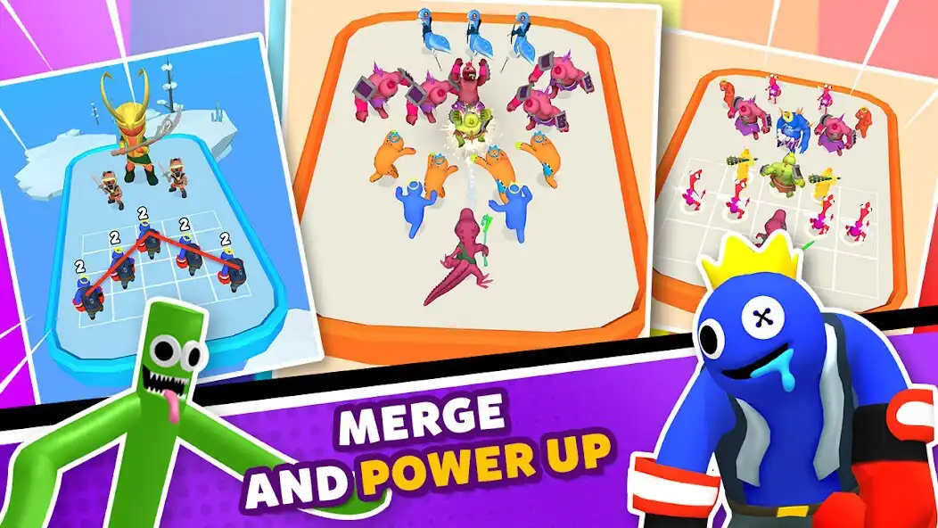 Play Merge Monster Rainbow Master  and enjoy Merge Monster Rainbow Master with UptoPlay