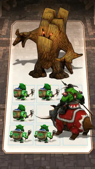 Play Merge Monsters - Dungeon Raid as an online game Merge Monsters - Dungeon Raid with UptoPlay