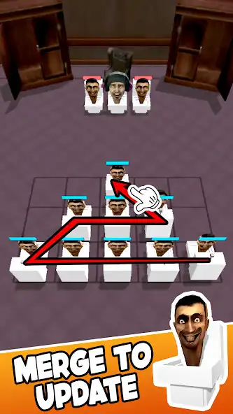 Play Merge Monster Toilet Battle  and enjoy Merge Monster Toilet Battle with UptoPlay