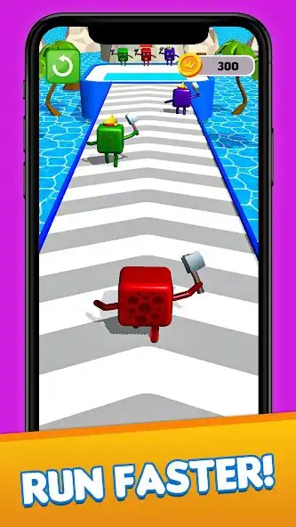 Play Merge Number Fight! Cubes Run as an online game Merge Number Fight! Cubes Run with UptoPlay