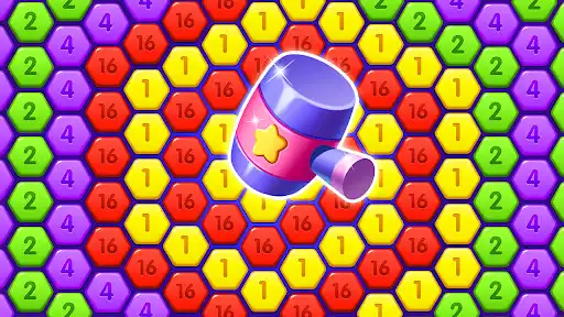 Play Merge Number - Hexa Puzzle  and enjoy Merge Number - Hexa Puzzle with UptoPlay