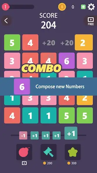 Play Merge Number-Merge Puzzle as an online game Merge Number-Merge Puzzle with UptoPlay