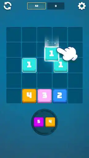 Play Merge Numbers - Dice Puzzle as an online game Merge Numbers - Dice Puzzle with UptoPlay
