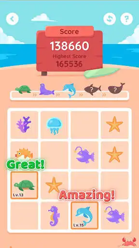 Play Merge Ocean as an online game Merge Ocean with UptoPlay