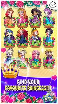 Play Merge Princess Kawaii Idle Evolution Clicker Game