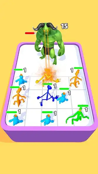 Play Merge Rainbow Friends 3D as an online game Merge Rainbow Friends 3D with UptoPlay