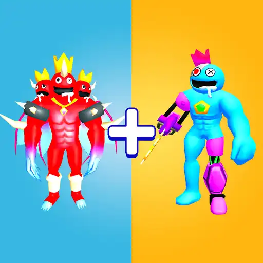 Play Merge Rainbow Fusion Fight 3D APK