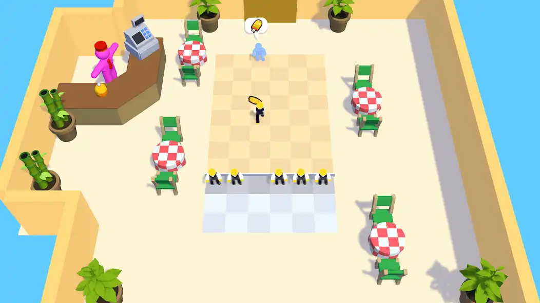 Play Merge Restaurant as an online game Merge Restaurant with UptoPlay