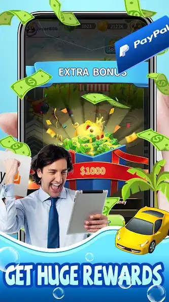 Play Merge Rich Car:Win Real Money as an online game Merge Rich Car:Win Real Money with UptoPlay