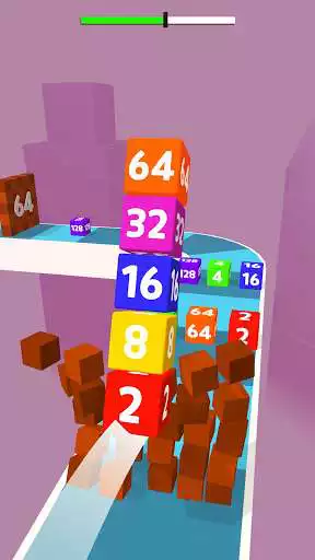 Play Merge Road Cube 2048  and enjoy Merge Road Cube 2048 with UptoPlay