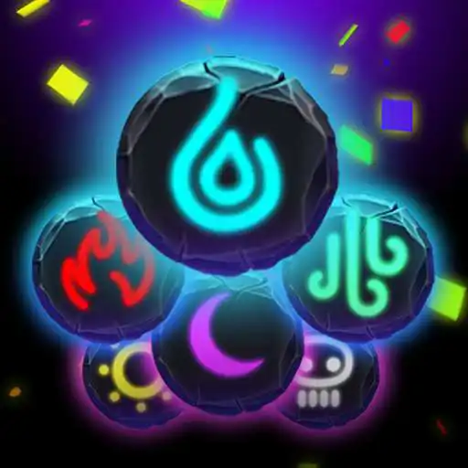 Play Merge runes:Idle Defense Game APK