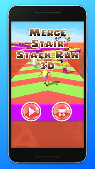 Play Merge Stair Stack Run 3D  and enjoy Merge Stair Stack Run 3D with UptoPlay