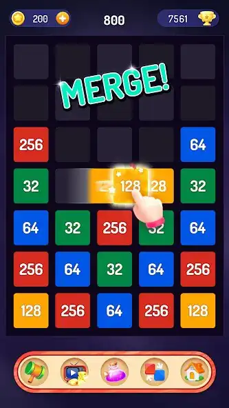 Play Merge the Number - 2048 Puzzle  and enjoy Merge the Number - 2048 Puzzle with UptoPlay