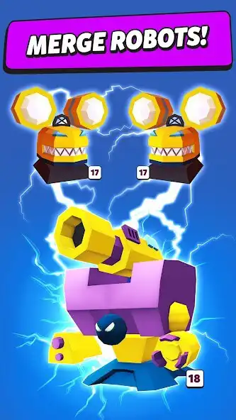 Play Merge Tower Bots as an online game Merge Tower Bots with UptoPlay