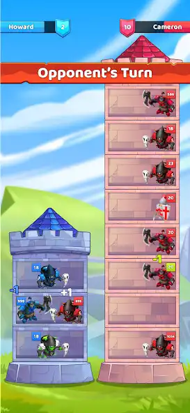 Play Merge Tower as an online game Merge Tower with UptoPlay