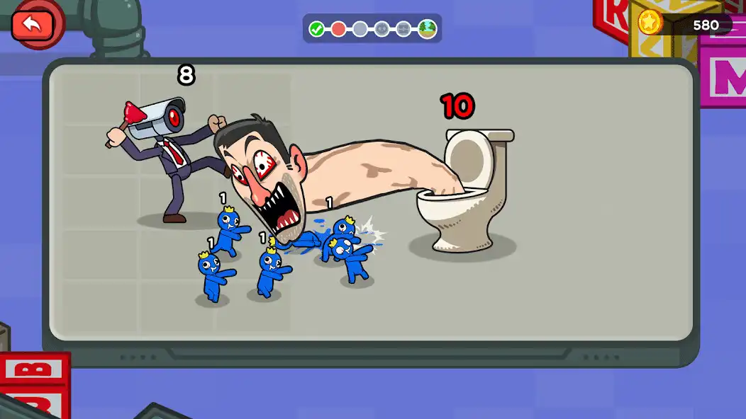 Play Merge War Monster Fight as an online game Merge War Monster Fight with UptoPlay