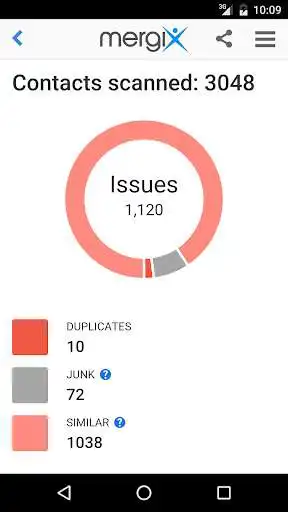 Play Mergix Contacts Cleaner