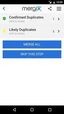 Play Mergix Contacts Cleaner