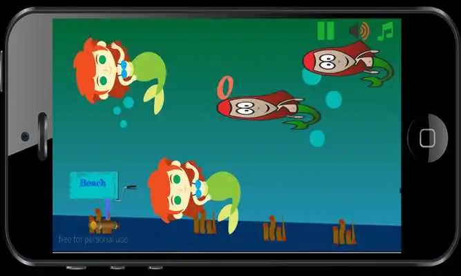 Play Mermaid Attack On Beach