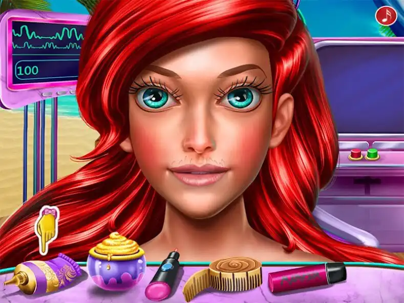 Play Mermaid Botox : Lips Injection Cosmetic  and enjoy Mermaid Botox : Lips Injection Cosmetic with UptoPlay