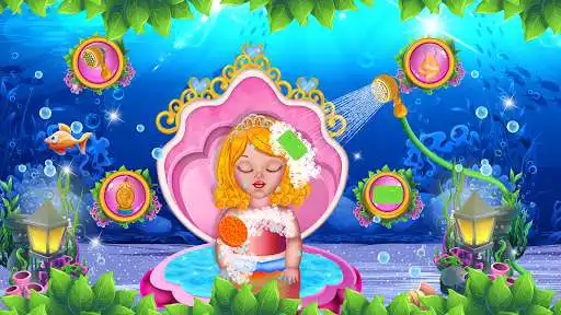 Play Mermaid little baby ocean  and enjoy Mermaid little baby ocean with UptoPlay
