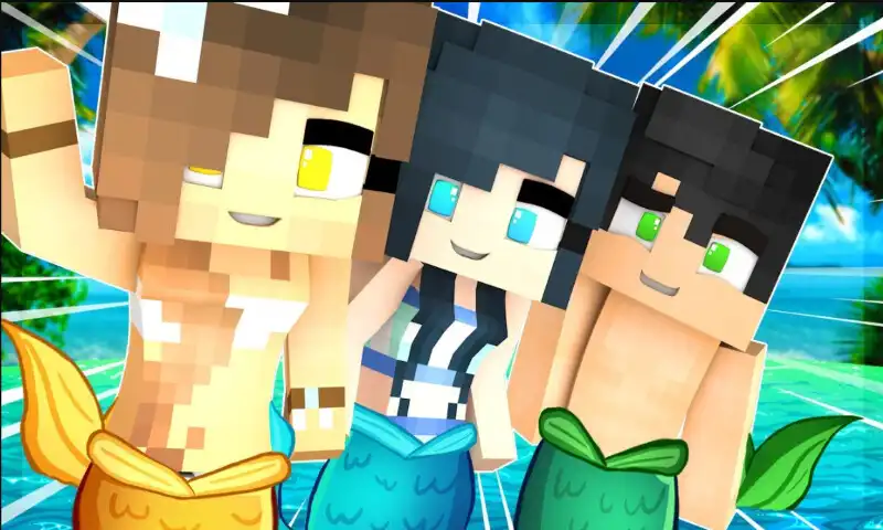 Play Mermaid Mod MC Pocket Edition as an online game Mermaid Mod MC Pocket Edition with UptoPlay