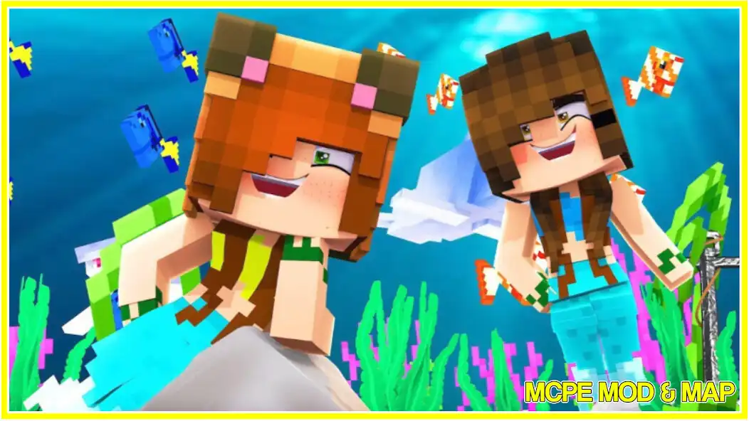 Play Mermaid Mod Minecraft PE  and enjoy Mermaid Mod Minecraft PE with UptoPlay