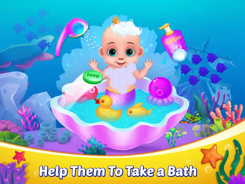 Play Mermaid Mom  Baby Care Game  and enjoy Mermaid Mom  Baby Care Game with UptoPlay