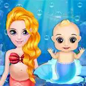 Free play online Mermaid New Born Baby - A Mermaid Baby Game APK
