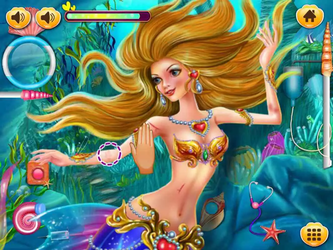 Play Mermaid queen - dressup game