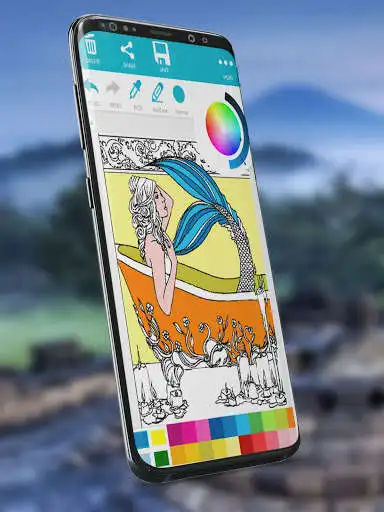 Play Mermaids Coloring Book  and enjoy Mermaids Coloring Book with UptoPlay