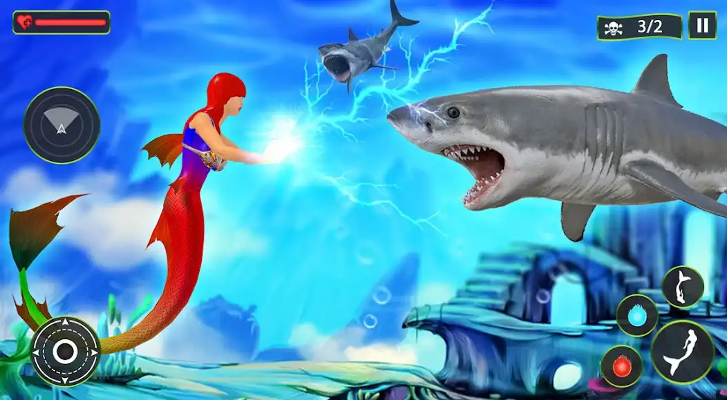Play Mermaid Simulator Mermaid Game as an online game Mermaid Simulator Mermaid Game with UptoPlay