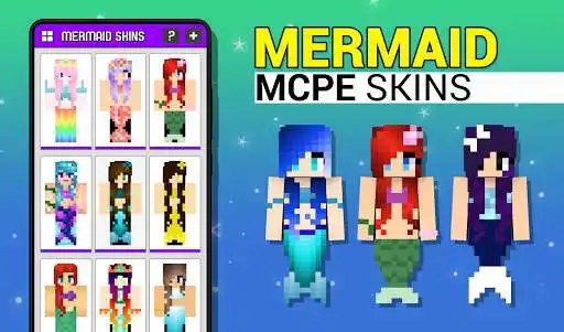 Play APK Mermaid Skins NEW  and enjoy Mermaid Skins NEW with UptoPlay com.glspace.mermaidskinsnewhd