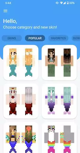 Play Mermaid Skins  and enjoy Mermaid Skins with UptoPlay