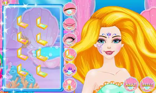 Play Mermaids Makeover Salon as an online game Mermaids Makeover Salon with UptoPlay