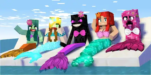 Play Mermaids Mod for Minecraft as an online game Mermaids Mod for Minecraft with UptoPlay