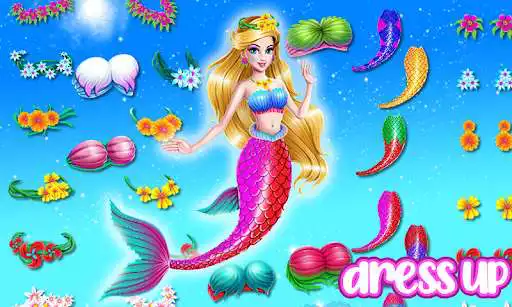 Play Mermaid Spa Day as an online game Mermaid Spa Day with UptoPlay