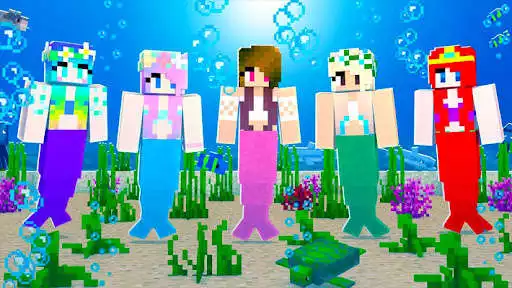Play Mermaid Tail Mod For Minecraft as an online game Mermaid Tail Mod For Minecraft with UptoPlay