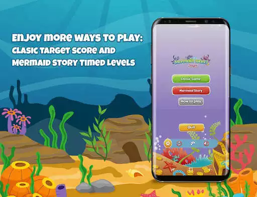 Play Mermaid World match-3  and enjoy Mermaid World match-3 with UptoPlay