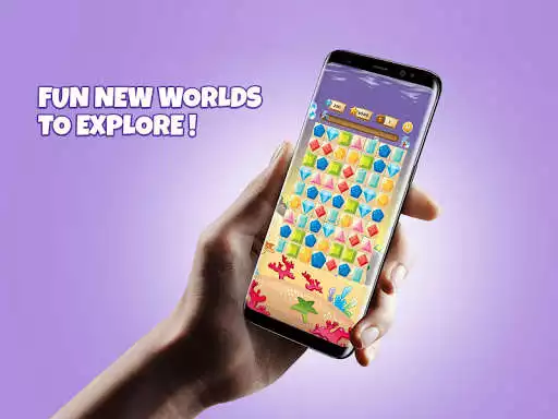 Play Mermaid World match-3 as an online game Mermaid World match-3 with UptoPlay