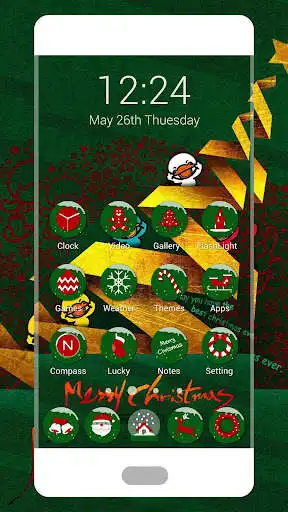 Play Merry Christmas 2020 Icon Pack as an online game Merry Christmas 2020 Icon Pack with UptoPlay