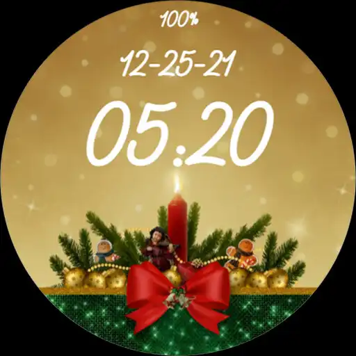 Play Merry Christmas Card Gold as an online game Merry Christmas Card Gold with UptoPlay