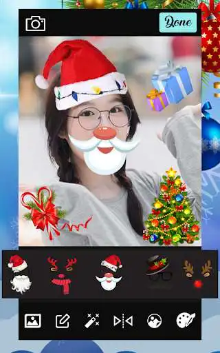 Play Merry Christmas Editor Face Camera  and enjoy Merry Christmas Editor Face Camera with UptoPlay