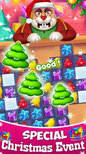Play Merry Christmas - Free Match 3 Games as an online game Merry Christmas - Free Match 3 Games with UptoPlay