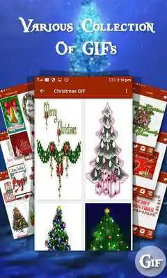 Play Merry Christmas GIF 2018 : Wallpapers  Greetings